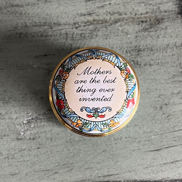 Halcyon Days Collectable Mother's Day Enamel Box - Picture 1 of 1